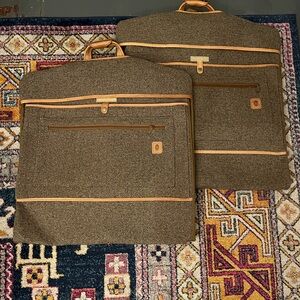 Hartman Luggage Tweed Vintage Foldable Garment Suitcase